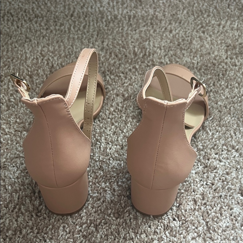 Lulu's Harper Almond Heeled Sandals, 8.5, NWT - Picture 3 of 5